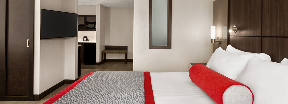 enjoy comforts of home in each spacious luxury hotel suites