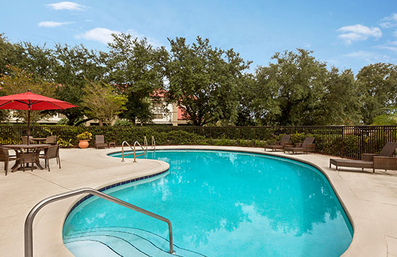 take a dip or simply kick back under the Orlando sun in our indoor whirlpool