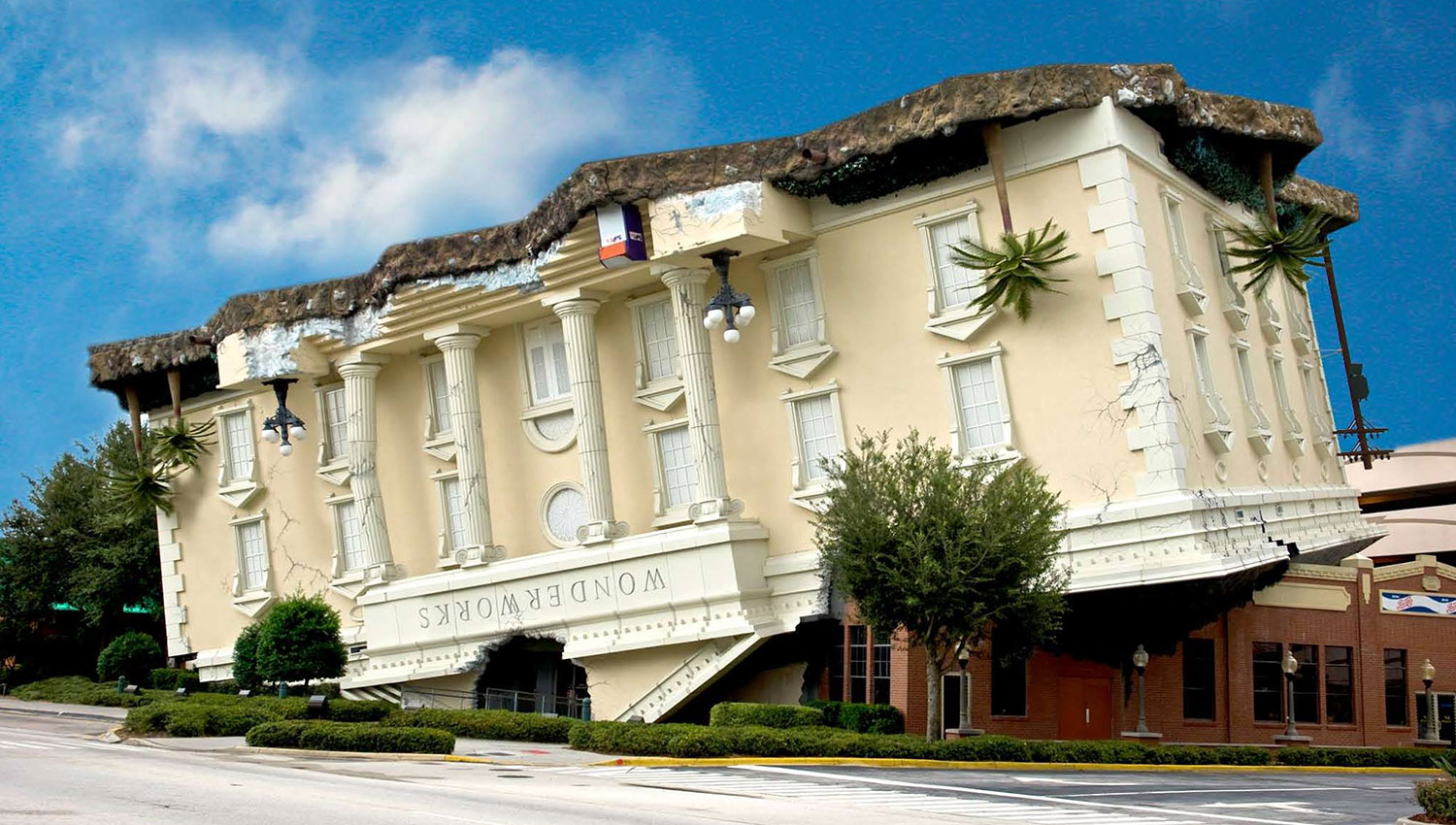 city's greatest attraction seeing a building upside down called Wonder Works