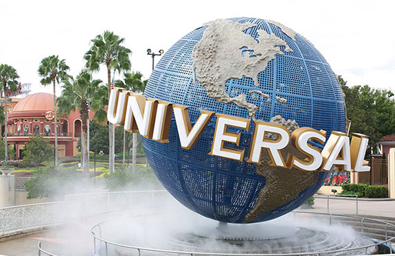 Universal Studios nation's most visited theme parks