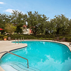 start your day off at our fitness center and relax in our outdoor pool